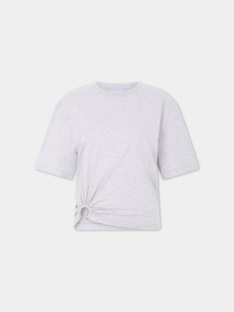 Paco Rabanne GREY T-SHIRT WITH PIERCING