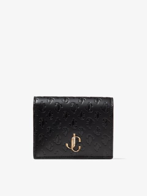 JIMMY CHOO Hanne
Black JC Monogram Pattern Wallet with JC Emblem