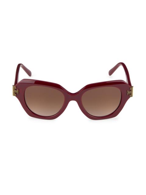 TORY BURCH Women's 51MM Square Sunglasses - Gradient Brown