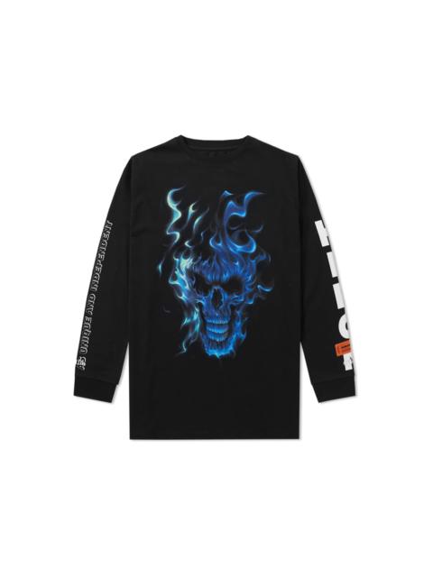 Heron Preston Heron Preston Skull Jersone L/S T-Shirt Black