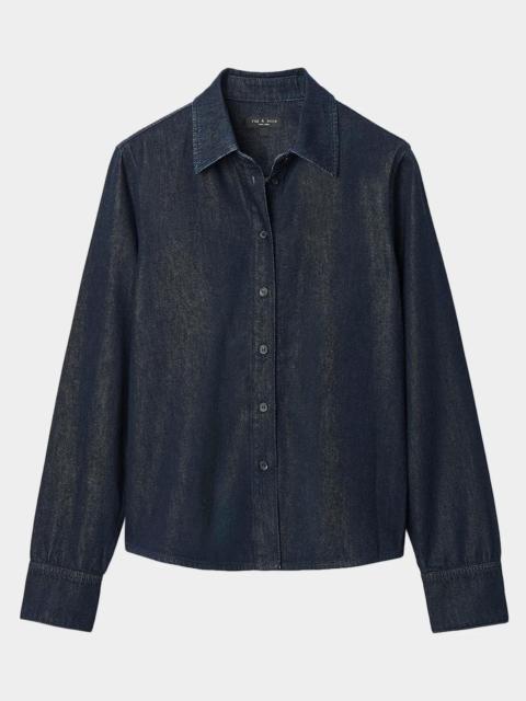 rag & bone Dayton Denim Button-Front Shirt