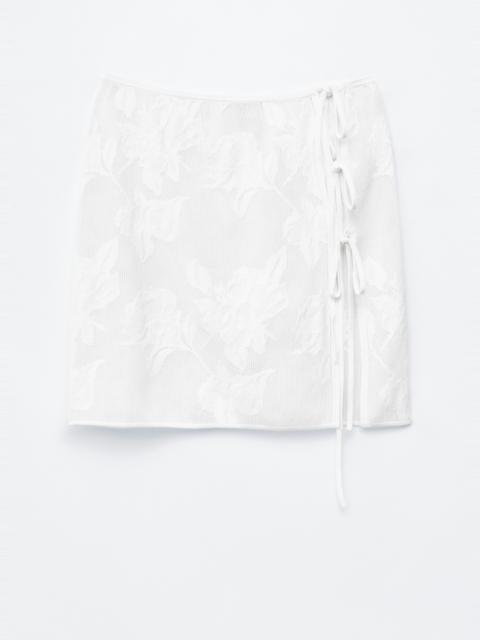 & Other Stories Knitted Wrap Mini Skirt