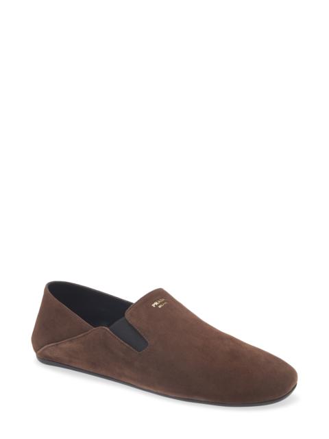 Prada Prada Pantofola Loafer in Moro