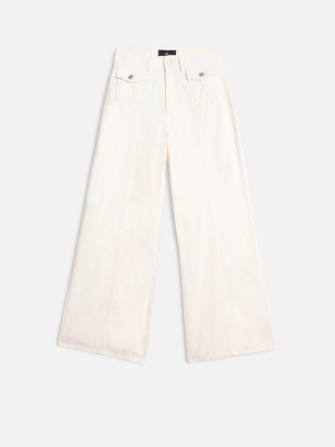 7 For All Mankind LOTTA ANKLE in Denim Linen Ostuni