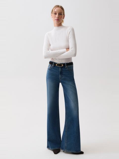 PISTOLA VIVIAN MID RISE WIDE LEG - BLUE DEPTHS