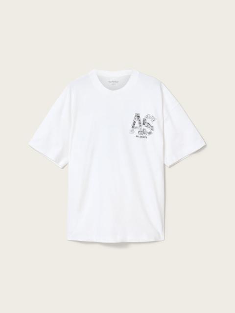 ALLSAINTS MIXTAPE OVERSIZED GRAPHIC T-SHIRT