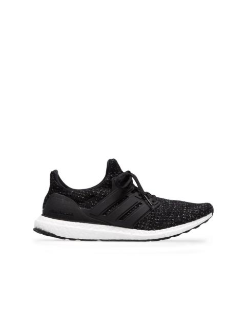 black and white Ultraboost low top sneakers