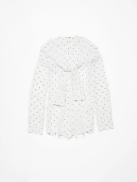 Acne Studios Layered blouse - Black/white