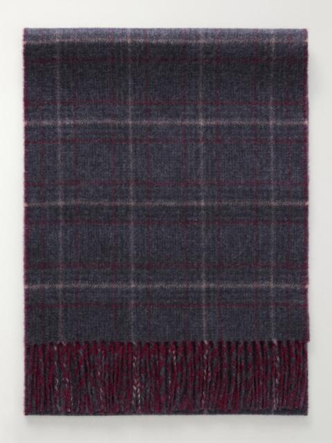 Johnstons of Elgin Urquhart Checked Cashmere Scarf