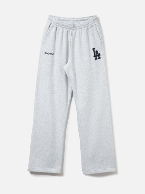 Sporty & Rich LA SERIF WIDE SWEATPANT