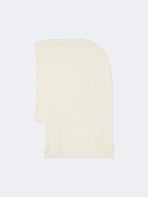 Max Mara Embellished cashmere balaclava