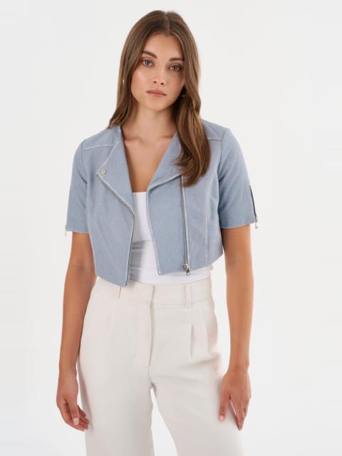 LAMARQUE KIRSI | Cropped Biker Jacket