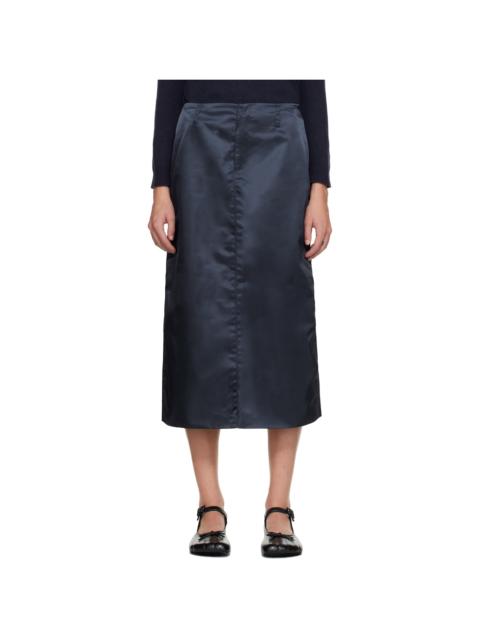 SANDY LIANG Navy Ravenna Midi Skirt
