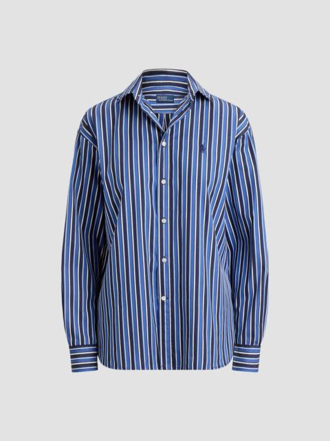 Polo Ralph Lauren Women's Ramsey Stripe Button-Front Shirt - Blue Multi