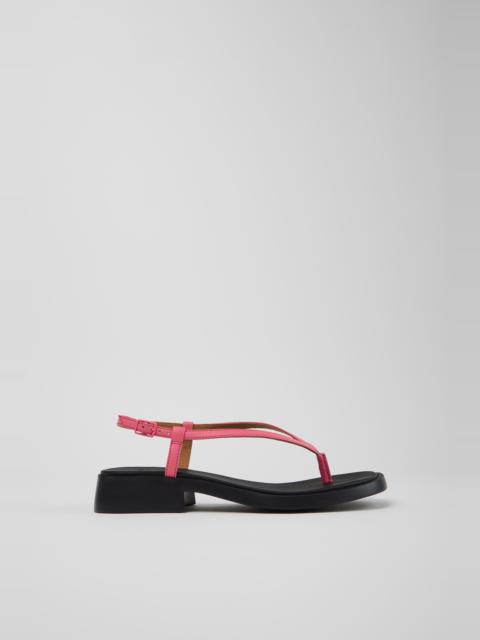 CAMPERLAB Pink Leather Sandals for Women.