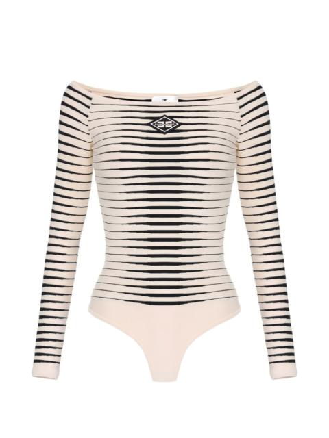 ELISABETTA FRANCHI off-the-shoulder bodysuit
