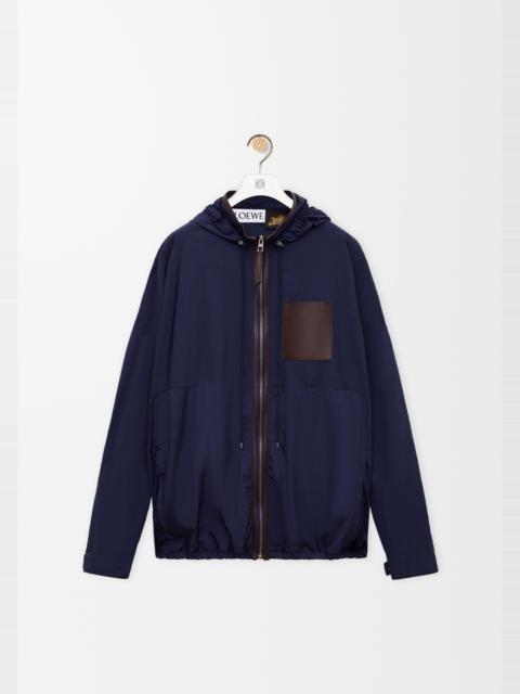 Loewe Hooded jacket in technical shell