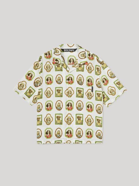 Palm Angels HAWAIIAN DOG BOWLING SHIRT