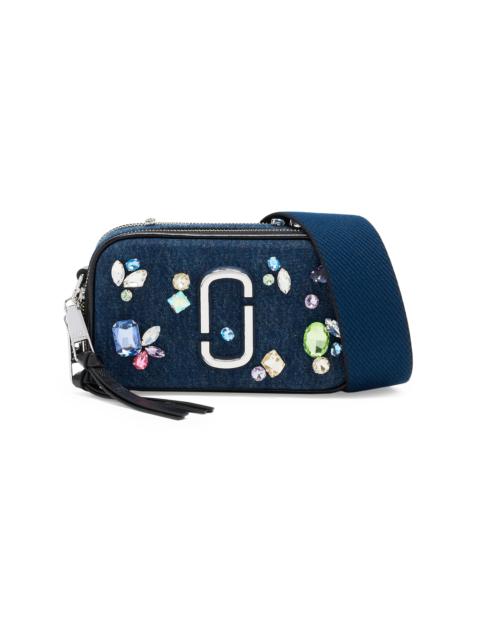 Marc Jacobs Women's The Gem Denim Snapshot Shoulder Bag - Indigo