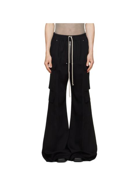 Rick Owens Black Tower Cargobelas Cargo Pants