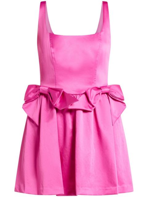 LoveShackFancy bow mini dress
