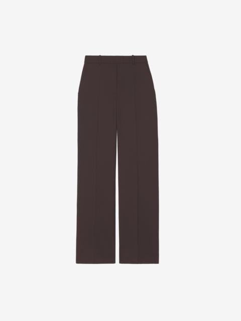 The Frankie Shop Lenora Straight Trousers - Brown