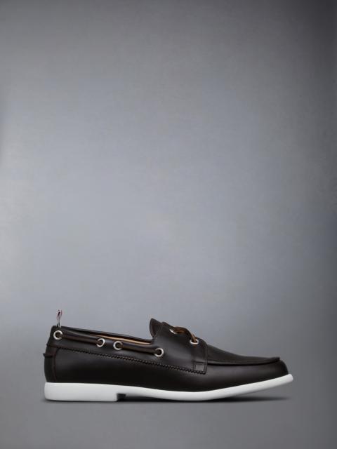 Thom Browne Baby Calf Leather Boat Shoe