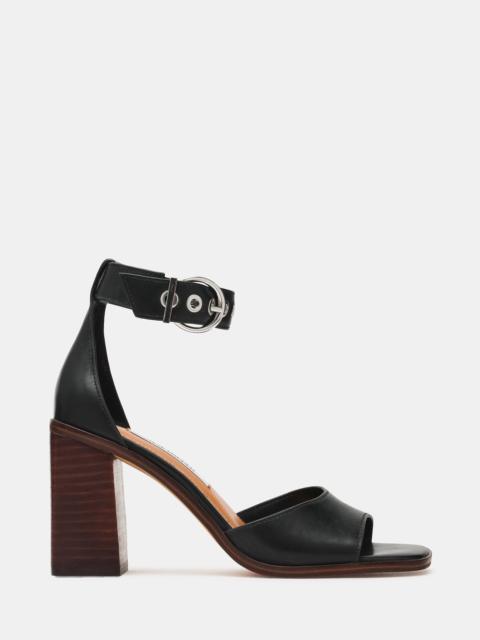 STEVE MADDEN ALONSO BLACK LEATHER