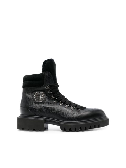 PHILIPP PLEIN lace-up ankle boots