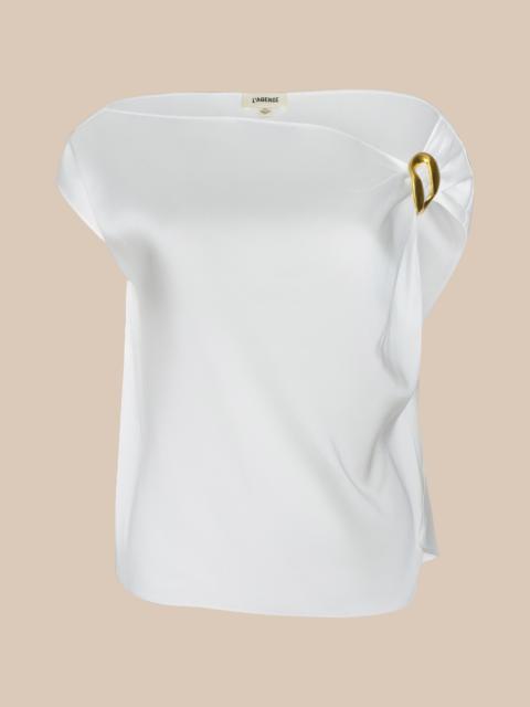 L'AGENCE Driselle Scarf Top