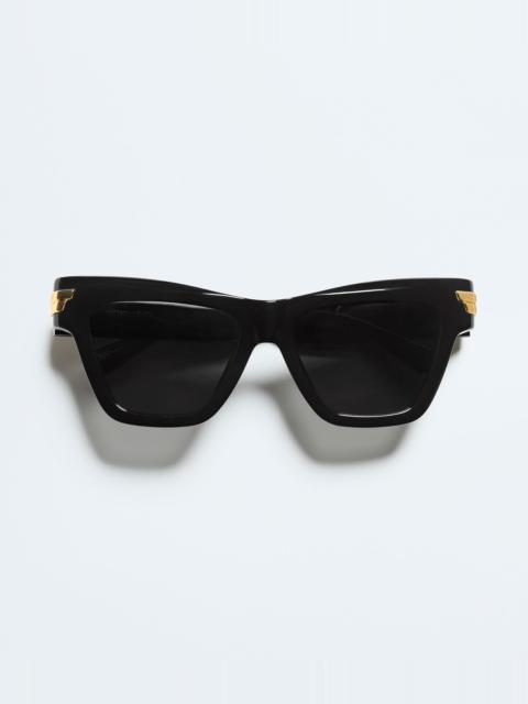 Bottega Veneta BV1489S Mitre Cat Eye Sunglasses