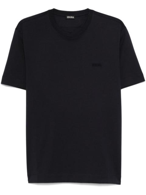ZEGNA logo-embroidered T-shirt