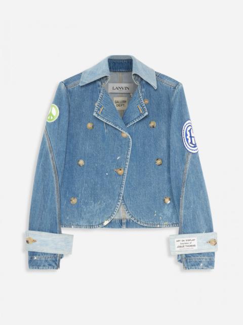 Lanvin GALLERY DEPT. X LANVIN DOUBLE-BREASTED DENIM JACKET