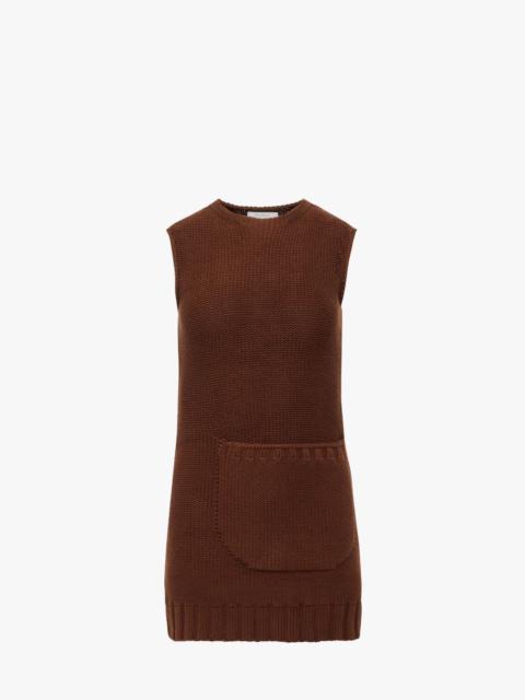 JW Anderson KNITTED MINI SHIFT DRESS