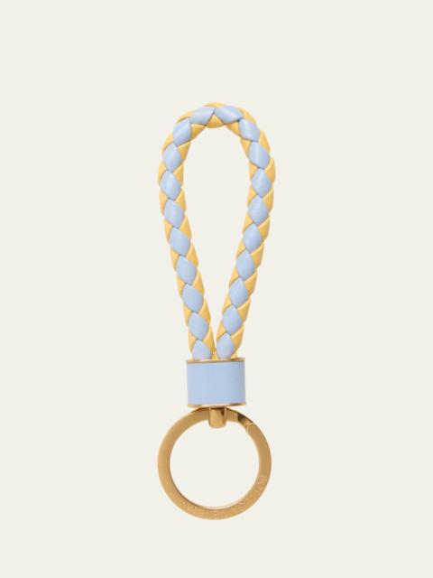 Bottega Veneta Intrecciato Leather Keyring