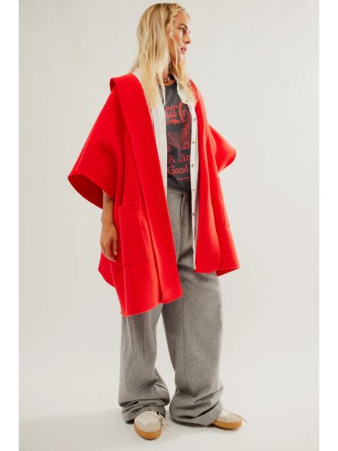 FREE PEOPLE All I Need Cozy Hooded Duster