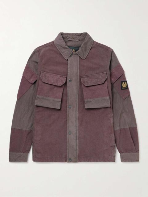Belstaff Canteen Panelled Canvas and Cotton-Blend Jacket