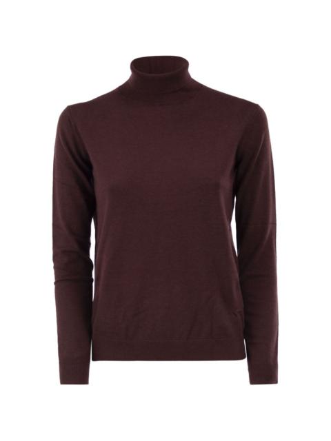 WEEKEND Max Mara satin-stitch turtleneck sweater