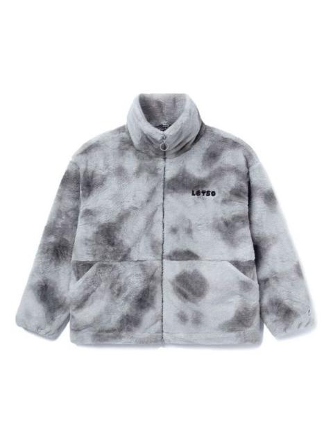 (WMNS) Li-Ning x Disney Toy Story Lotso Logo Polar Fleece Jacket 'Grey Black' AFMR008-3