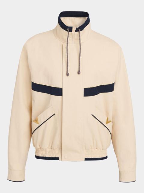 Valentino Men's Giubbino VGold Twill Blouson