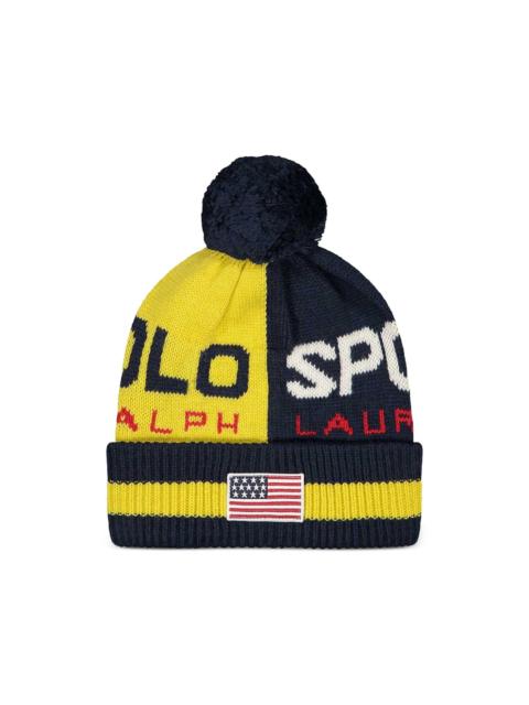 Polo Ralph Lauren Colourblock beanie hat