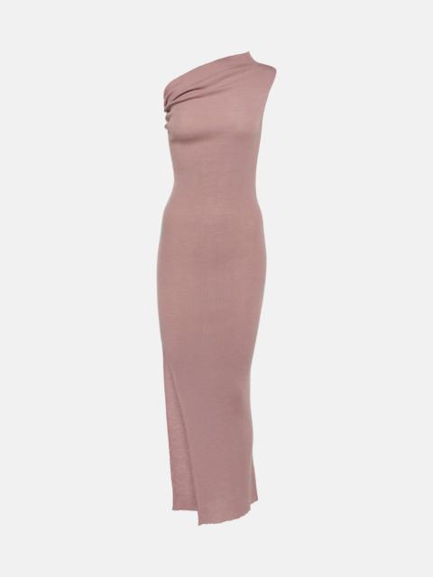 Rick Owens one-shoulder asymmetric maxi dress