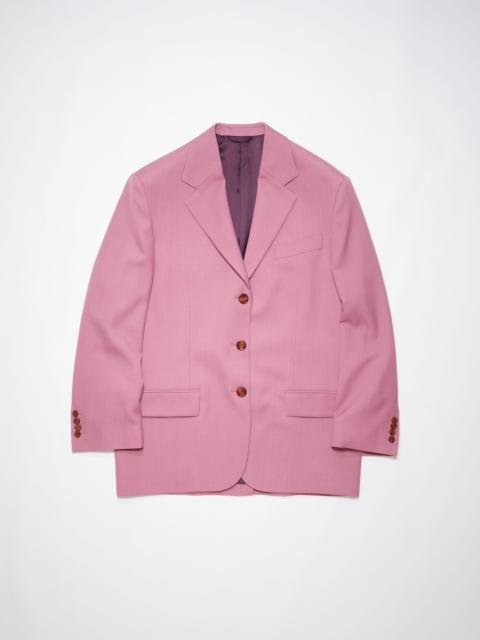 Single-breasted suit jacket - Raspberry pink
