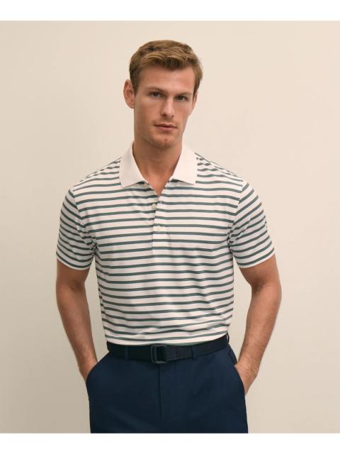 Brooks Brothers Performance Series Micro-Stripe Polo Shirt