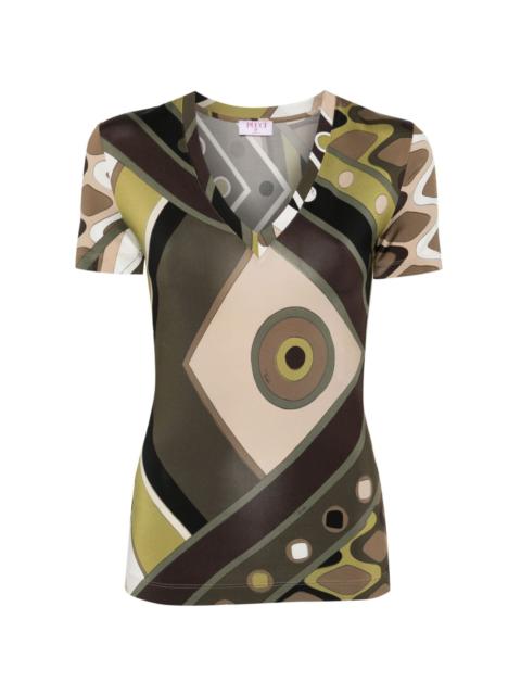 PUCCI Vivara-print satin T-shirt