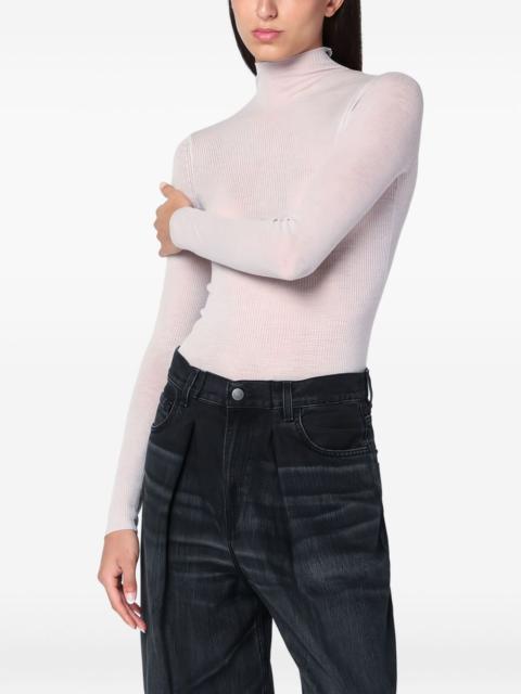 6397 roll-neck ribbed sweater