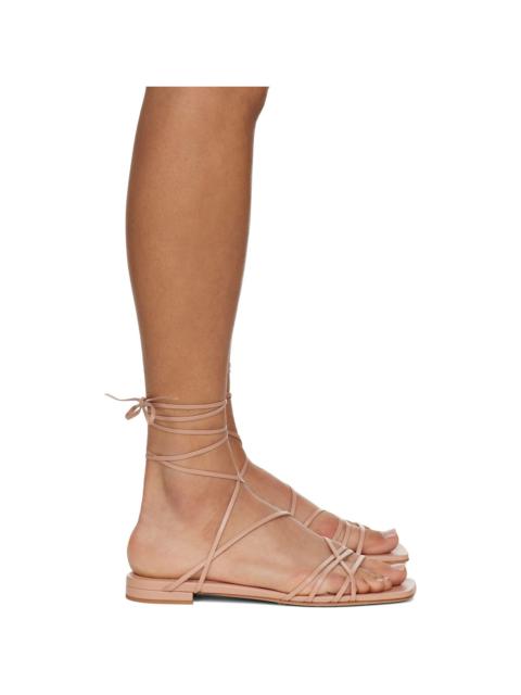 Gianvito Rossi Pink Nappa Sandals