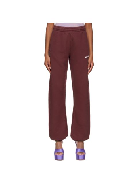Off-White Burgundy Spray Lounge Pants