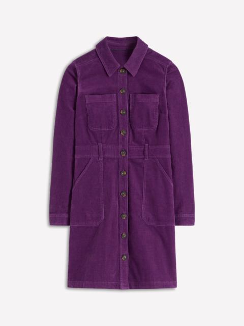 BODEN Amanda Cord Short Dress-Viola Purple