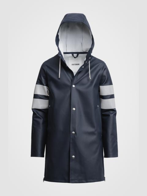 Stutterheim Stockholm Bike Raincoat Navy